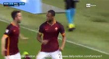 Seydou Keita Goal AS Roma 2 - 0 Palermo Serie A 21-2-2016