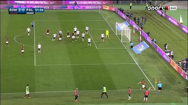 2-0 Seydou Keita Goal Italy Serie A - 21.02.2016, AS Roma 2-0 US Palermo