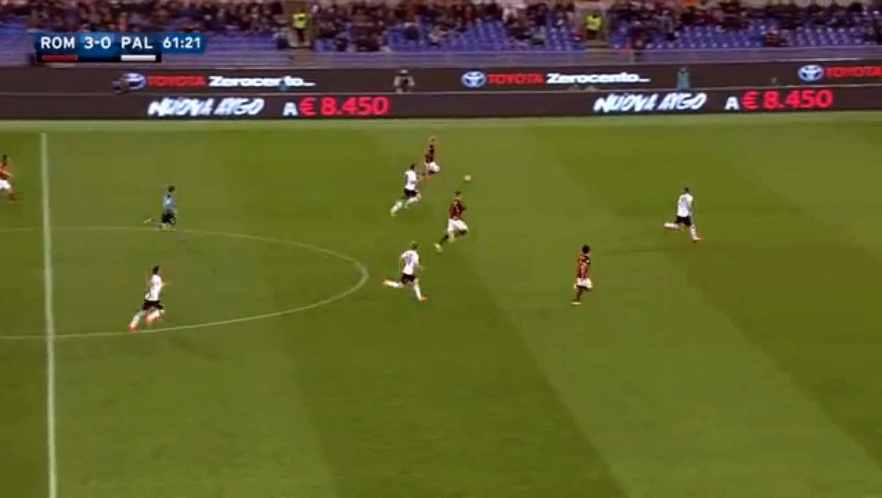 Mohamed Salah Amazing Goal - AS Roma 4-0 Palermo 21.02.2016