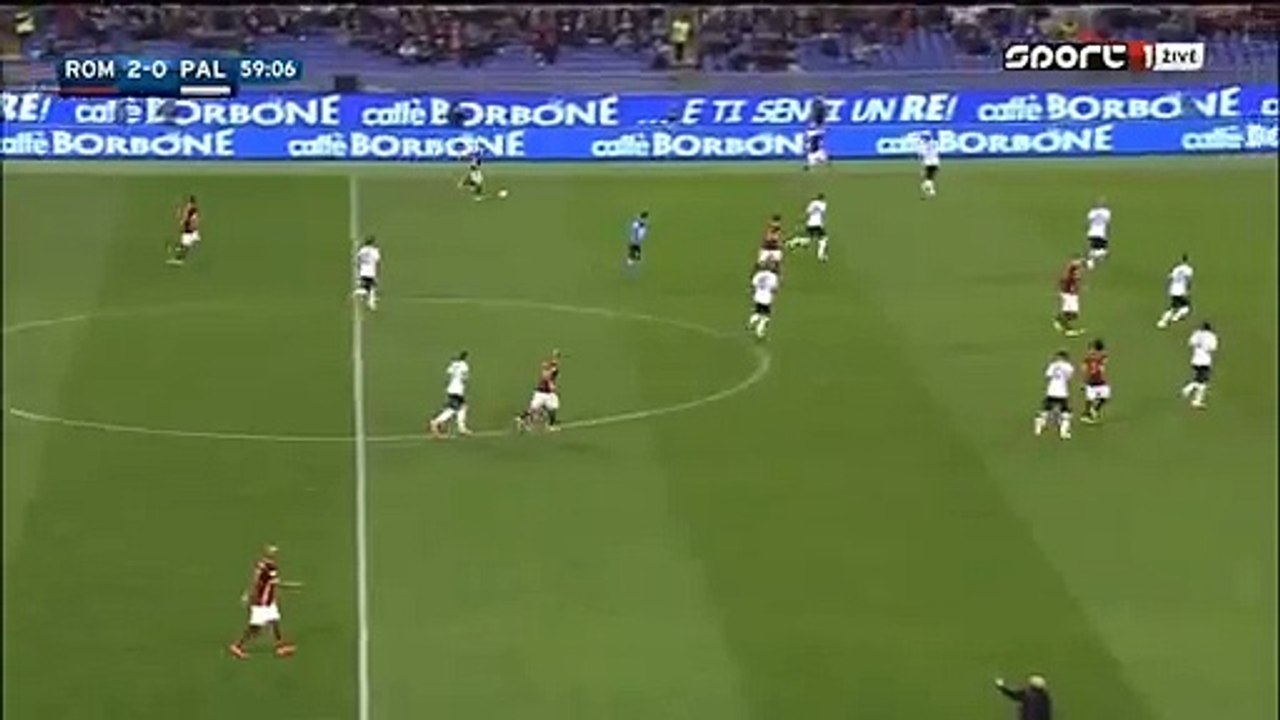3-0 Mohamed Salah - AS Roma - Palermo 21.02.2016 HD