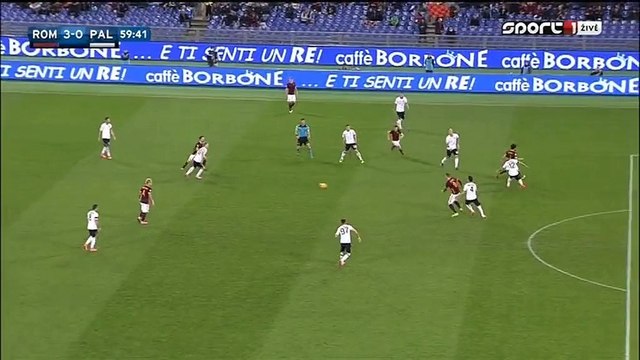 3-0 Mohamed Salah Goal Italy Serie A - 21.02.2016, AS Roma 3-0 US Palermo