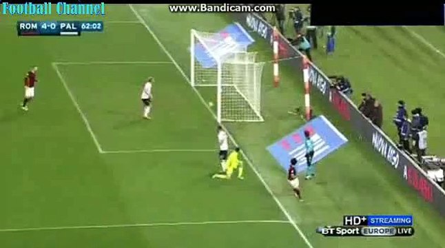 Mohamed Salah Scores with Style - AS ROMA 4-0 PALERMO - SERIE A 21.02.2016 HD