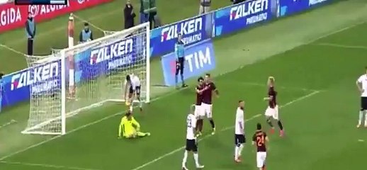 Roma-Palermo 1-0 goal Edin Dzeko 21-02-16 Serie A