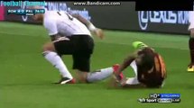 Seydou Keita gets Knee Injured - Roma vs Palermo 21.02.2016