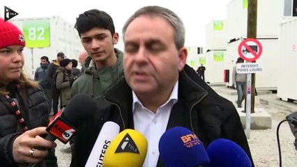 Jude Law à Calais, en soutien aux migrants