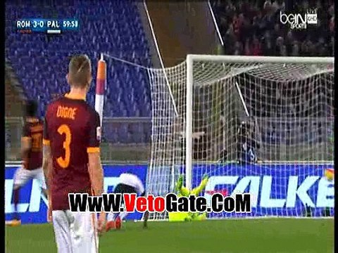 ملخص خاص تألق محمد صلاح بمباراه روما امام باليرمو