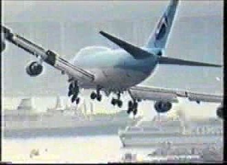 Boeing 747 Extreme Landing