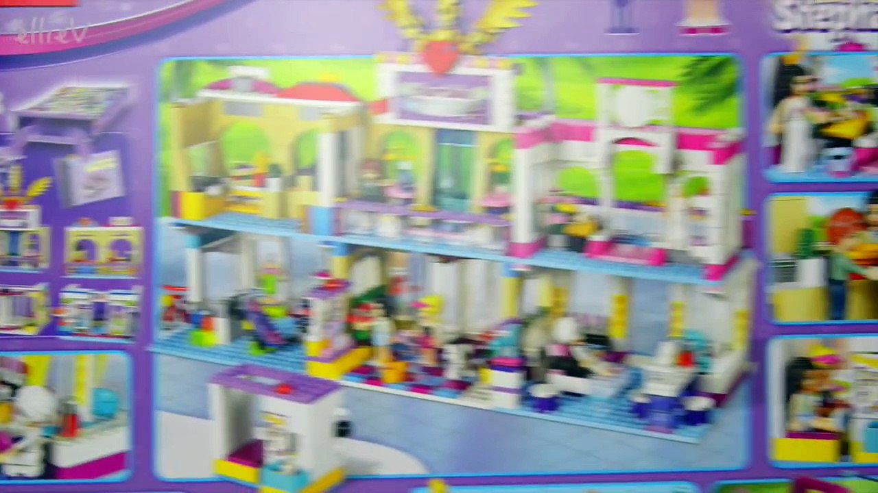 Lego Friends Heartlake Shopping Mall Build Review and Play Part 1 - Kids Toys