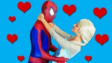 Spiderman vs Hulk vs Frozen Elsa - Spiderman fall in Love - Real Life Superheroes Movie