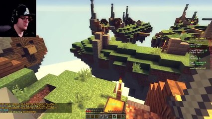 WE CANT STOP DYING! | Minecraft Mini Game SKYWARS! /w Facecam