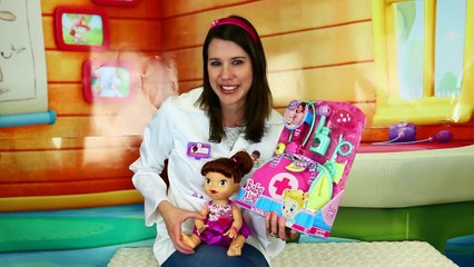 Baby Alive With Doc Sandra McStuffins + Doctors Bag & Kit Playset Toy Review by DisneyCarToys