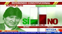 Referendo 2016 en Bolivia: primeros resultados dan el triunfo al 'NO' en consulta sobre reelección