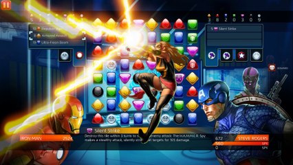 Marvel Puzzle Quest: Deadpool's Daily Quest - Mission 1 - Bullseye Skill Card