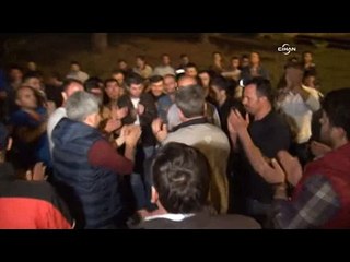 ERDEMİR'in taşeron işçileri yağış altında sabaha kadar eylem yaptı
