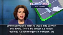 An Afghan Refugee Wins Award for Teaching