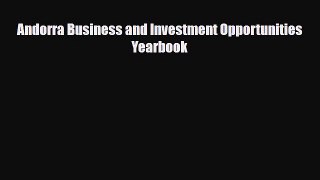 [PDF] Andorra Business and Investment Opportunities Yearbook Read Full Ebook