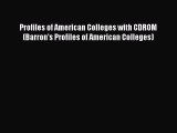 Read Profiles of American Colleges with CDROM (Barron's Profiles of American Colleges) Ebook