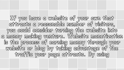 The Various Types of Website Monetization