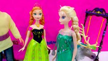 Queen Elsa, Kristoff , Princess Anna Dolls from Disney Frozen Fever Short Film - Cookieswirlc Video
