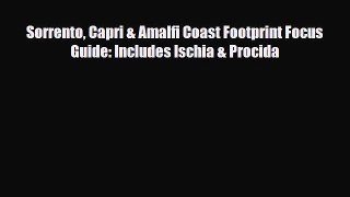 PDF Sorrento Capri & Amalfi Coast Footprint Focus Guide: Includes Ischia & Procida Ebook
