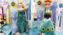 NEW FROZEN FEVER DOLLS Elsa & Anna Frozen 2 Dolls vs Mattel Disney Originals