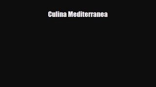 [PDF] Culina Mediterranea Download Full Ebook