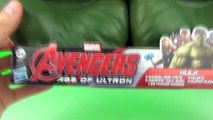 HULK SMASH PLAYDOH vs SPONGEBOB TOYS 2015, Avengers Ultron Gamma Grip Fists Video Review Unboxing