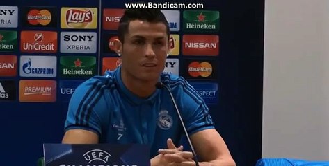 Cristiano Ronaldo WALKS OUT of press conference - AS Roma vs Real Madrid 17/02/2016