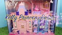 Frozen Elsa Kids Barbie Kelly Castle With Chelsea Dolls Prince and Princess DisneyCarToys