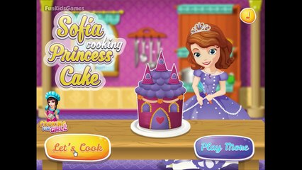 Download Video: Sofia the First - Sofia Cooking Princess Cake - Disney Movie Cartoon Game for Kids in English