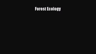 PDF Forest Ecology  Read Online
