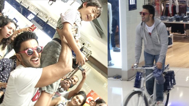 Ranveer Singh Goes Wild With His Crazy Fans | GAP Store Launch