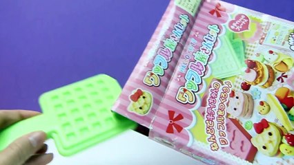 Hello Kitty Play Doh waffle How to make Playdough Doughnuts DIY ハローキティ キャラクター サンリオ Dough