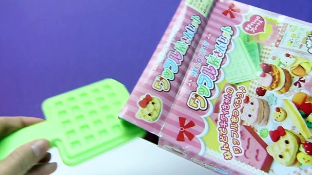 Hello Kitty Play Doh waffle How to make Playdough Doughnuts DIY ハローキティ キャラクター サンリオ Dough