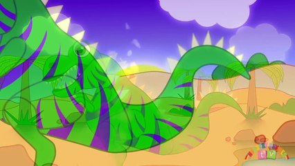 THE DINOSAUR SONG | Nursery Rhymes TV | Preschool Learning Songs