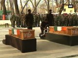 Pampore encounter Wreath laying ceremony of soldiers held in J&K