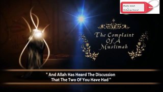 The Muslimah who Complained to Muhammad pbuh, short clip by Mufti Menk -