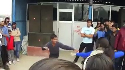 Beautiful Pakistani girl dancing in barat