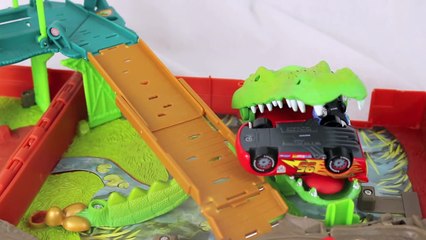 Croc Escape Crocodile Eats Lightning McQueen and Micro Drifters Cars Cars Family Vacation