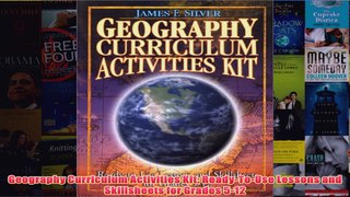 Download PDF  Geography Curriculum Activities Kit ReadyToUse Lessons and Skillsheets for Grades 512 FULL FREE