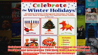 Download PDF  Celebrate the Winter Holidays Sensational Activities  Background Information That Help FULL FREE