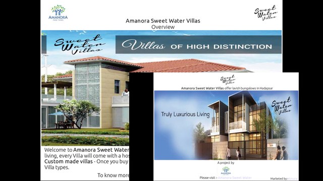 Amanora - Sweet Water Villas Luxury Property For Sale