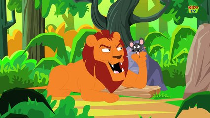 Story Time - The Lion and the Mouse | Aesops Fables | Kids Story