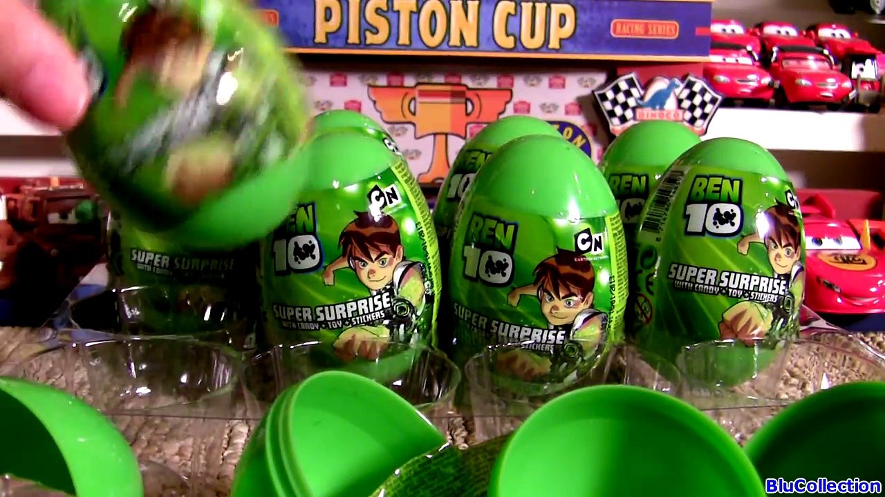 Ben10 Surprise Eggs Kinder Surprise From Cartoon Network by Blutoys Play-Doh Sorpresa Huevos