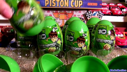 Ben10 Surprise Eggs Kinder Surprise From Cartoon Network by Blutoys Play-Doh Sorpresa Huevos