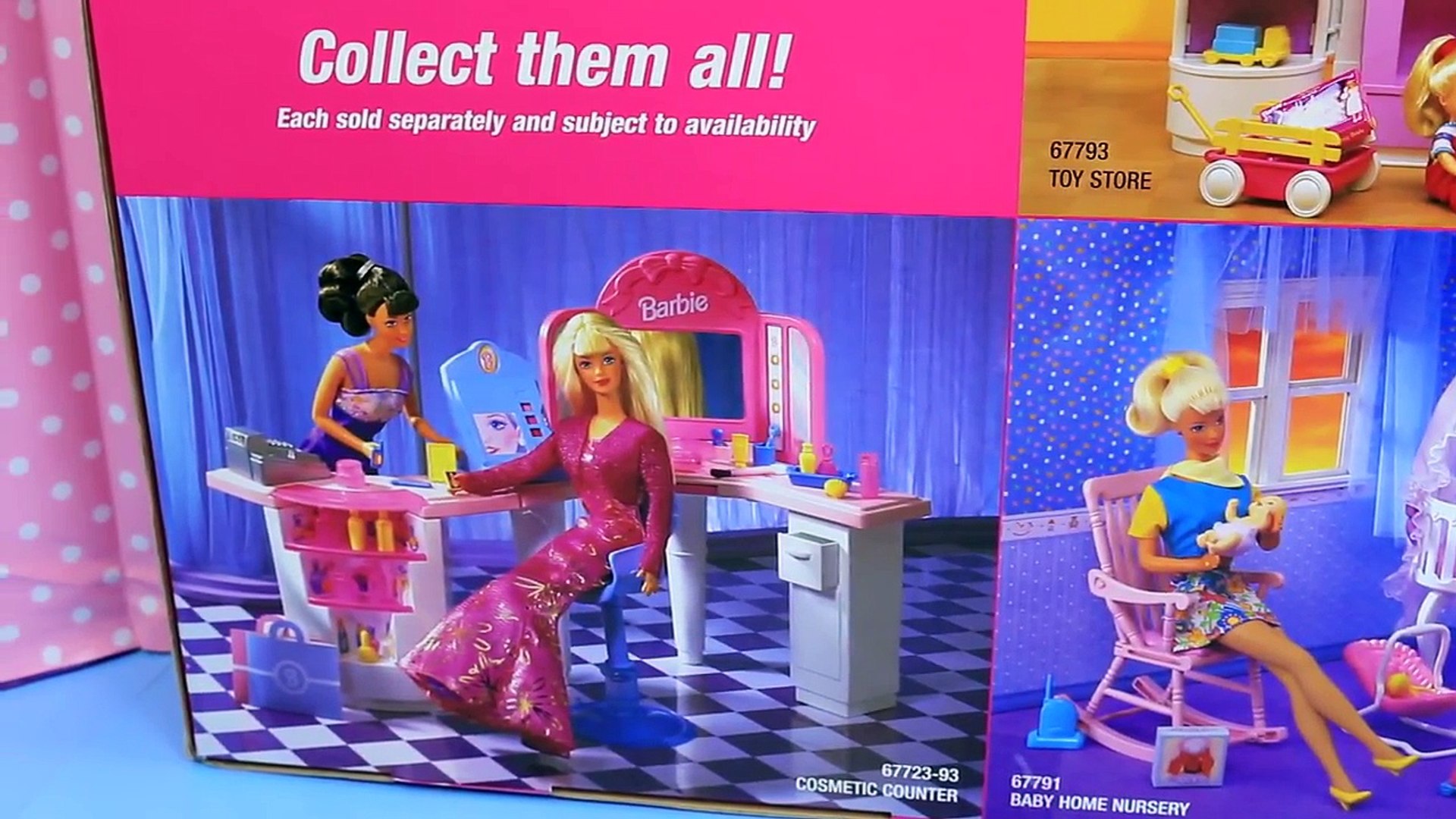 barbie playsets 1990s