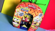 Play Doh Spongebob Squarepants Silly Faces Playset Mold a Sponge Nickelodeon playdough Bob