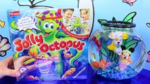 Jolly Octopus Board Game Challenge Toy Review with Fish Bowl of Bubble Guppies, Mickey Mouse Toys