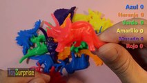 Aprende los colores. Concurso de dinosaurios para niños. Video educativo