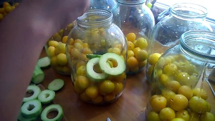 КОМПОТ ИЗ КАБАЧКОВ И АЛЫЧИ С ВКУСОМ АНАНАСА